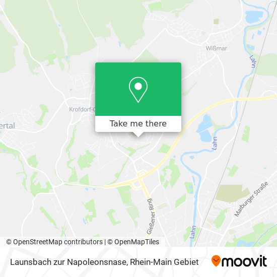 Launsbach zur Napoleonsnase map