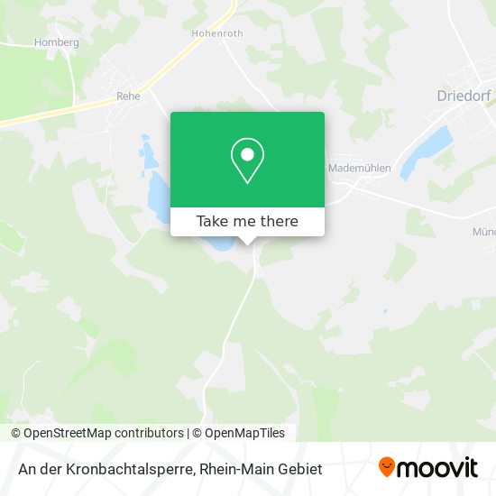 An der Kronbachtalsperre map