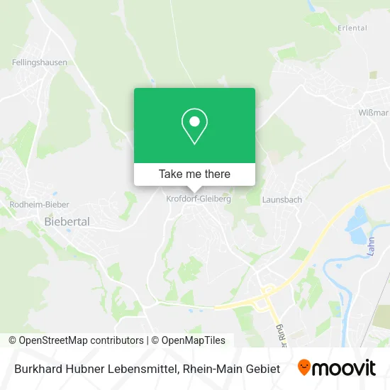 Карта Burkhard Hubner Lebensmittel