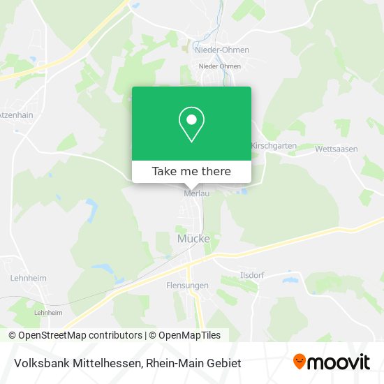 Volksbank Mittelhessen map