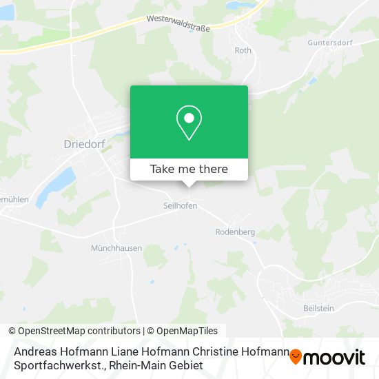 Andreas Hofmann Liane Hofmann Christine Hofmann Sportfachwerkst. map