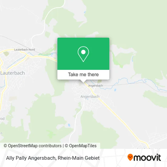 Карта Ally Pally Angersbach