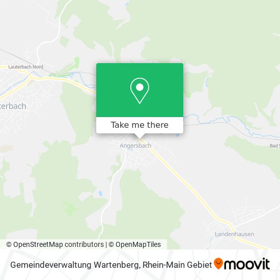 Карта Gemeindeverwaltung Wartenberg