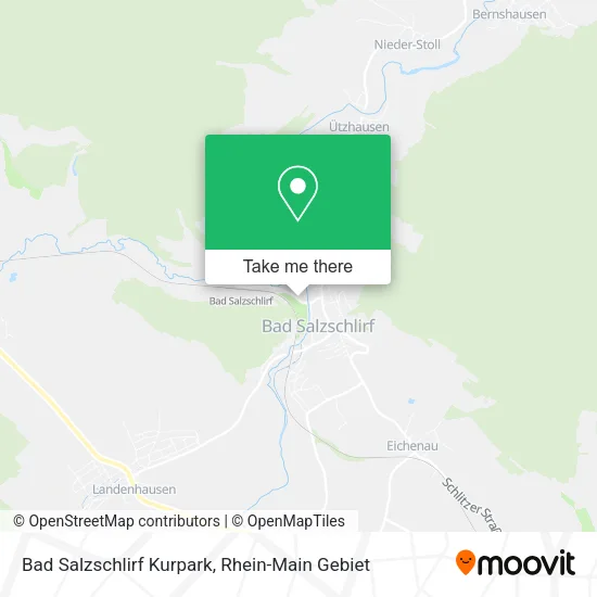 Карта Bad Salzschlirf Kurpark