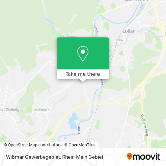 Wißmar Gewerbegebiet map