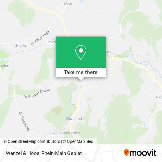 Карта Wenzel & Hoos