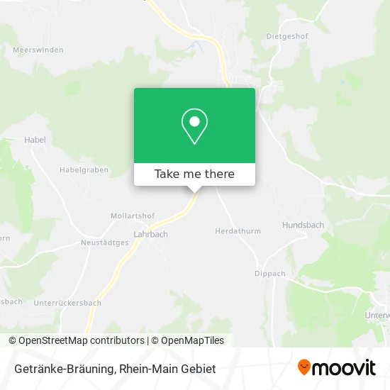 Карта Getränke-Bräuning