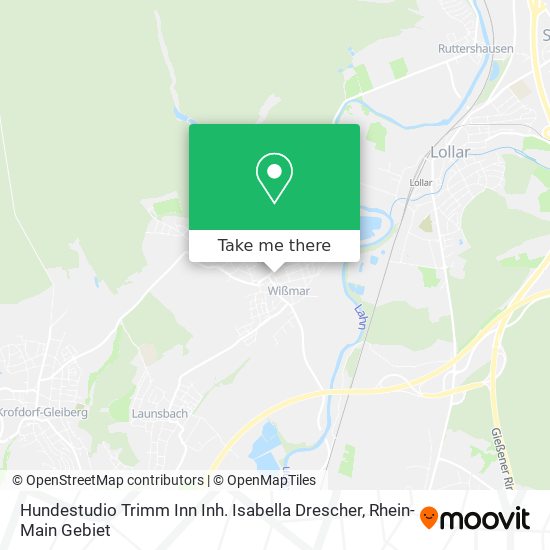 Карта Hundestudio Trimm Inn Inh. Isabella Drescher