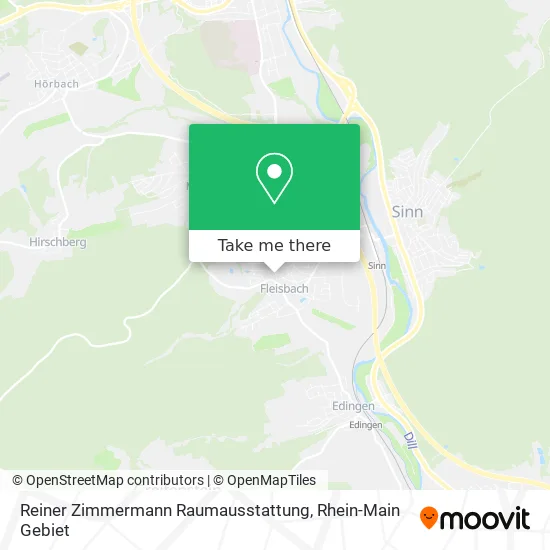 Карта Reiner Zimmermann Raumausstattung