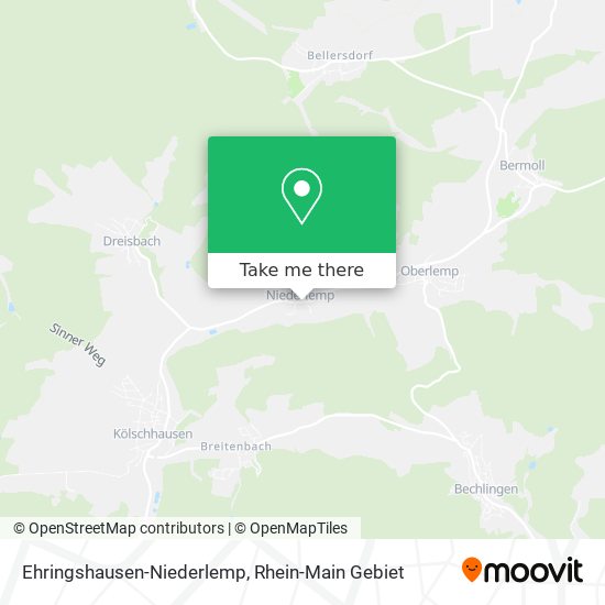 Ehringshausen-Niederlemp map