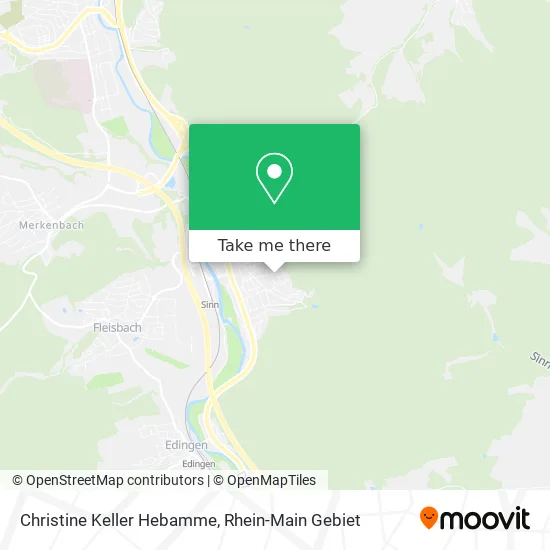 Карта Christine Keller Hebamme