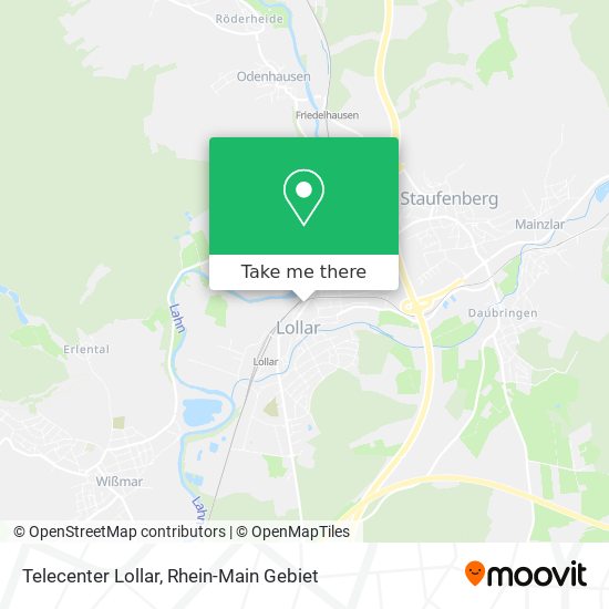 Telecenter Lollar map