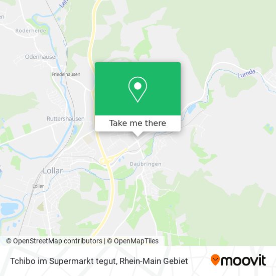 Tchibo im Supermarkt tegut map