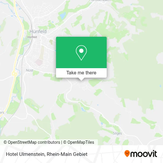 Hotel Ulmenstein map
