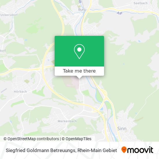 Siegfried Goldmann Betreuungs map