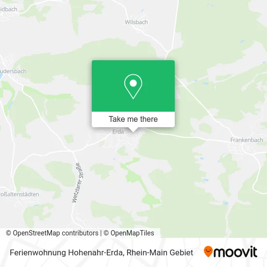 Карта Ferienwohnung Hohenahr-Erda
