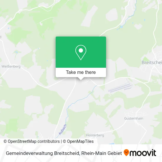 Карта Gemeindeverwaltung Breitscheid