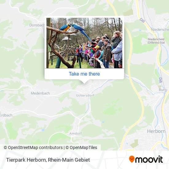 Tierpark Herborn map