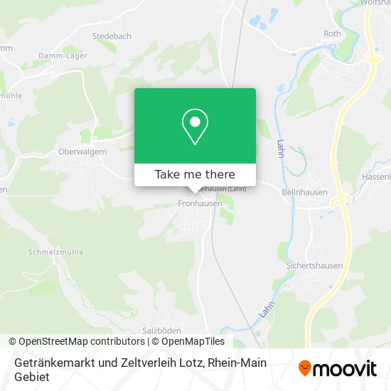 Getränkemarkt und Zeltverleih Lotz map