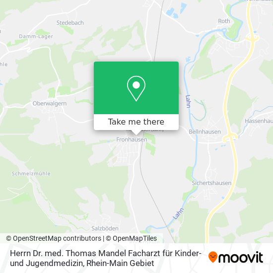 Herrn Dr. med. Thomas Mandel Facharzt für Kinder- und Jugendmedizin map