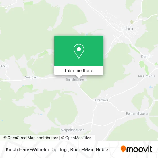 Карта Kisch Hans-Wilhelm Dipl.Ing.