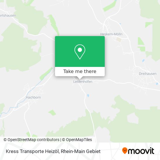 Kress Transporte Heizöl map