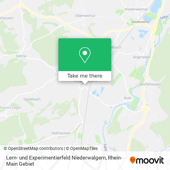 Lern- und Experimentierfeld Niederwalgern map