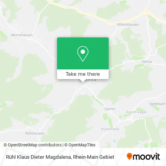 Карта Rühl Klaus Dieter Magdalena