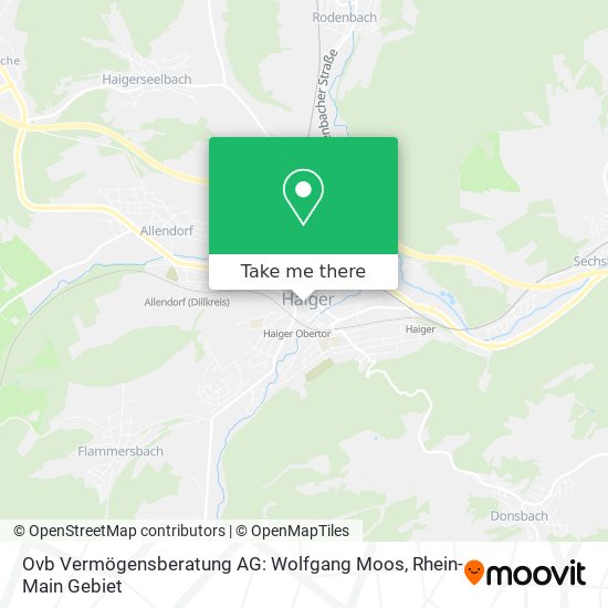 Ovb Vermögensberatung AG: Wolfgang Moos map