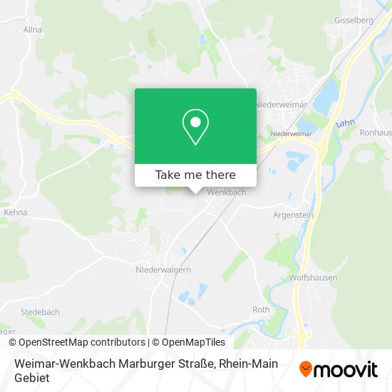 Weimar-Wenkbach Marburger Straße map