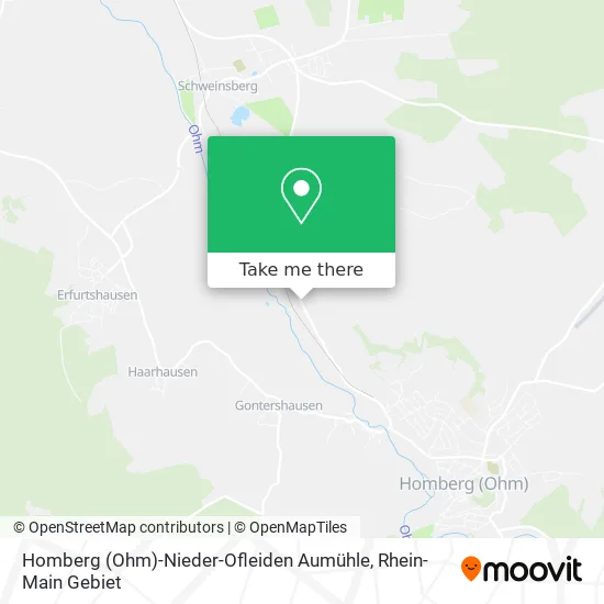 Карта Homberg (Ohm)-Nieder-Ofleiden Aumühle