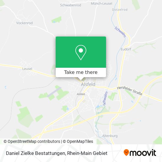 Daniel Zielke Bestattungen map