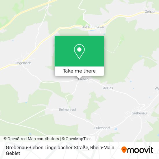 Grebenau-Bieben Lingelbacher Straße map