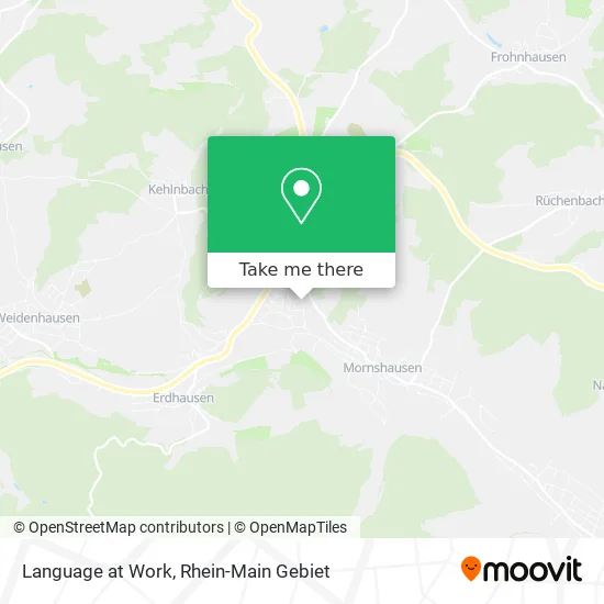 Language at Work map