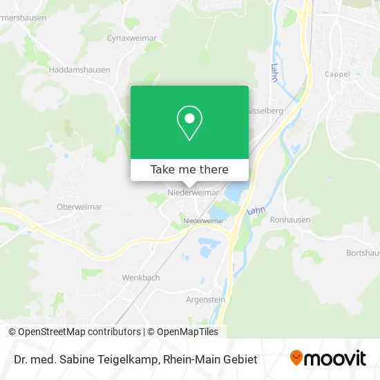 Карта Dr. med. Sabine Teigelkamp