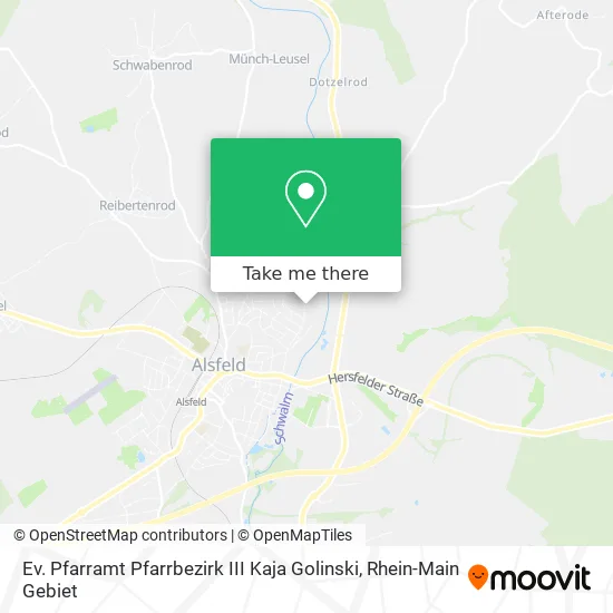 Карта Ev. Pfarramt Pfarrbezirk III Kaja Golinski