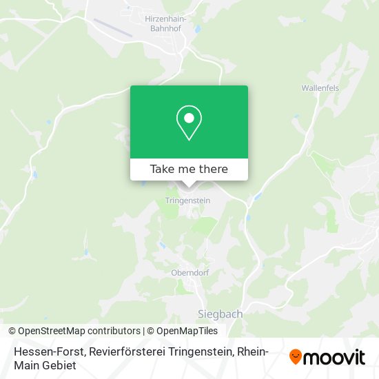 Карта Hessen-Forst, Revierförsterei Tringenstein