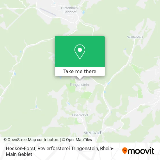 Карта Hessen-Forst, Revierförsterei Tringenstein