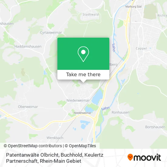 Карта Patentanwälte Olbricht, Buchhold, Keulertz Partnerschaft