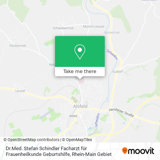 Dr.Med. Stefan Schindler Facharzt für Frauenheilkunde Geburtshilfe map