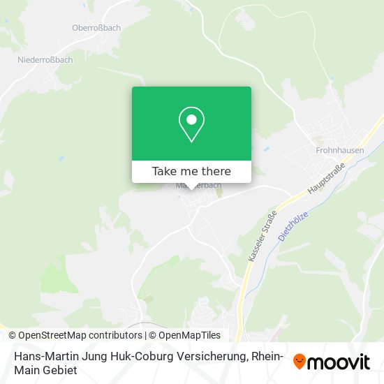 Hans-Martin Jung Huk-Coburg Versicherung map