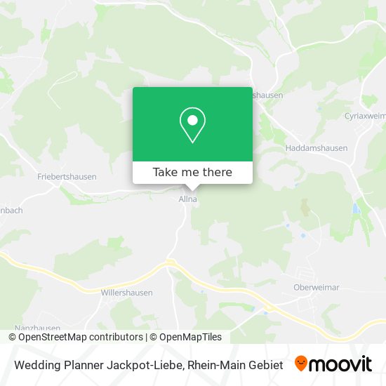 Wedding Planner Jackpot-Liebe map