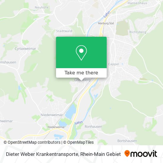Dieter Weber Krankentransporte map