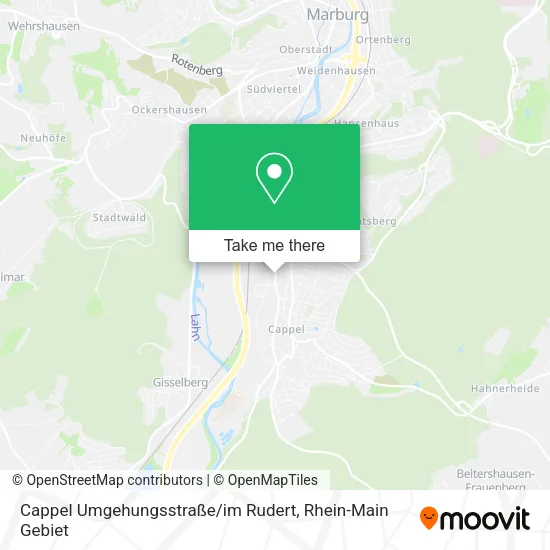 Карта Cappel Umgehungsstraße / im Rudert