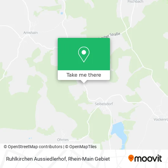 Ruhlkirchen Aussiedlerhof map