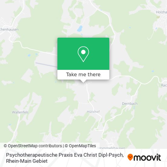 Psychotherapeutische Praxis Eva Christ Dipl-Psych map