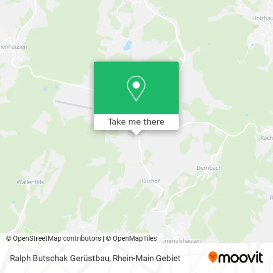 Карта Ralph Butschak Gerüstbau