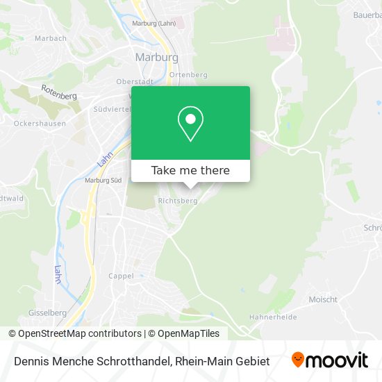 Dennis Menche Schrotthandel map
