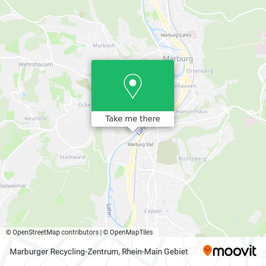 Marburger Recycling-Zentrum map