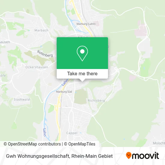 Gwh Wohnungsgesellschaft map